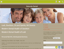 Tablet Screenshot of moderndentalhealth.com